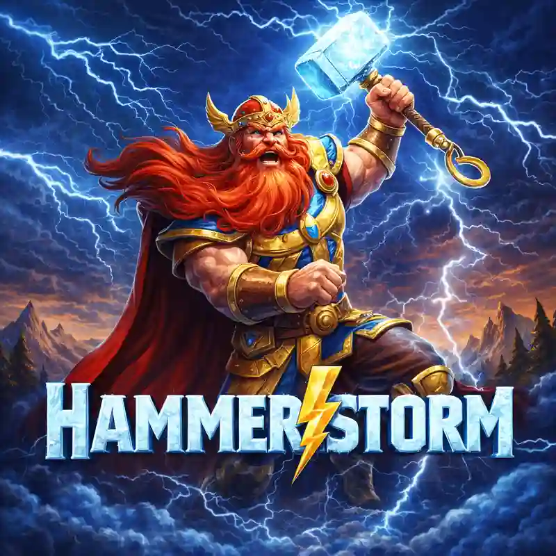 Hammerstorm slot game cinematic cover